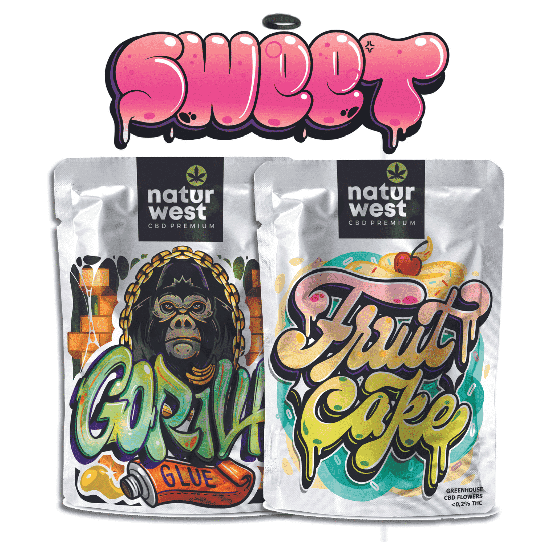 "Sweet Pack" Oferta 5gr Gorilla Glue + 5gr Fruit cake (Nuevos cultivos)
