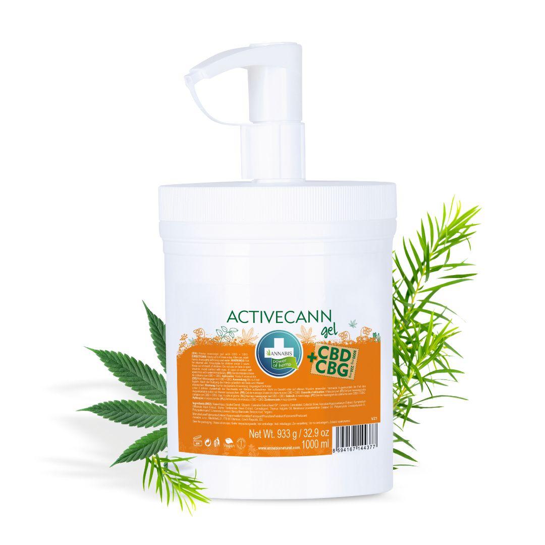 Annabis Activecann gel CBD+CBG para masaje - 2