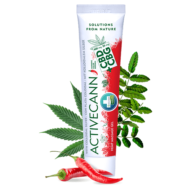 Annabis Activecann gel efecto calor CBD+CBG para masaje