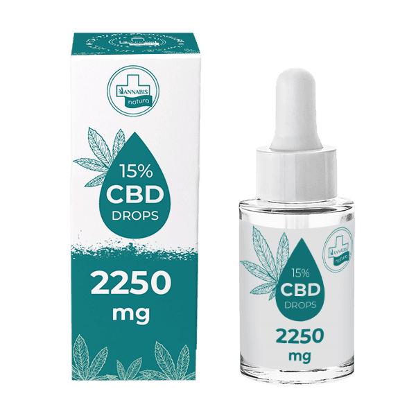 CBD Drops 15% (2250 mg CBD - 15 ml)